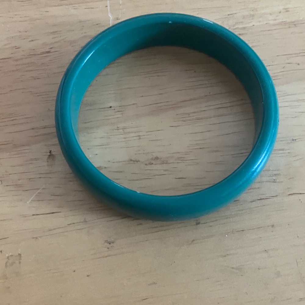 Green Bangle Bracelet